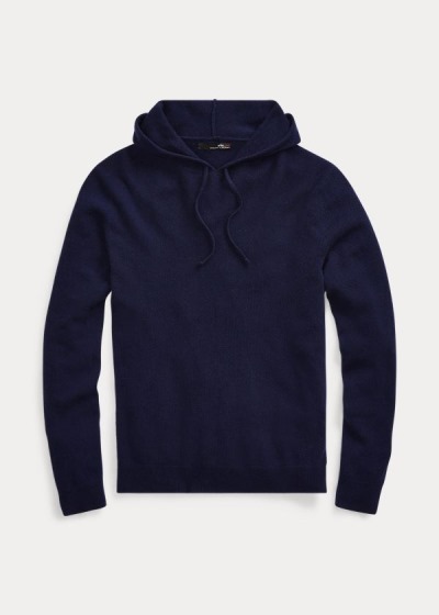 Ralph Lauren Washable Cashmere Striktrøje Herre Danmark (JFQKO9632)